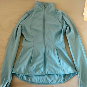 Zip Up Sports Jacket With Thumb Hole